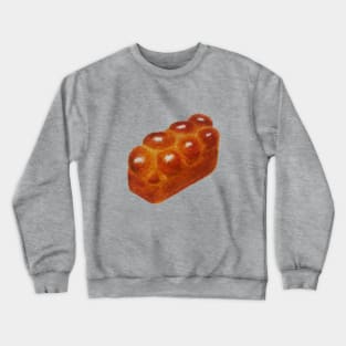 Brioche bread loaf watercolour painting Crewneck Sweatshirt